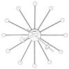 Howard Miller Ball Clock II 625-527 Howard Miller Ball Clock II 625-527