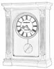 Howard Miller Mia Mantel 635-187 Howard Miller Mia Mantel 635-187